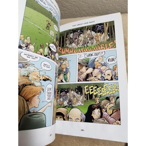 Bone Book The Great Cow Race - Eyes of the Storm Jeff Smith 2006 Vintage - Picture 13 of 13